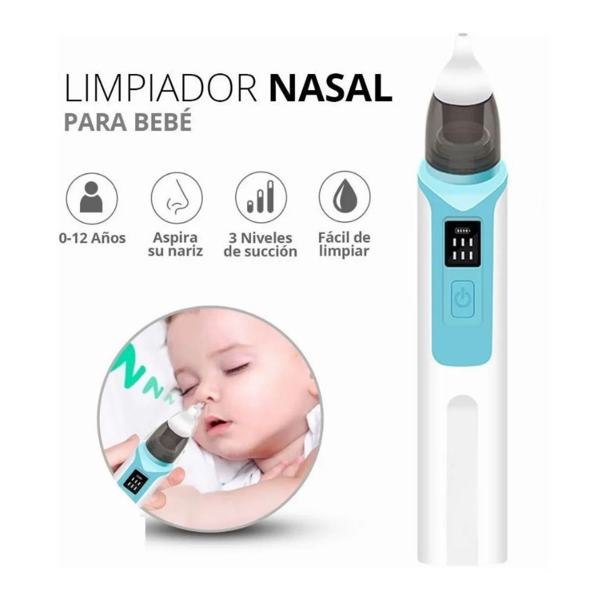 MamiCare Baby™ Aspirador nasal para bebés