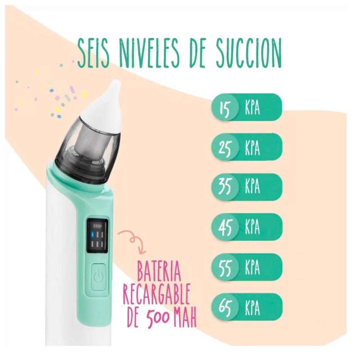 MamiCare Baby™ Aspirador nasal para bebés