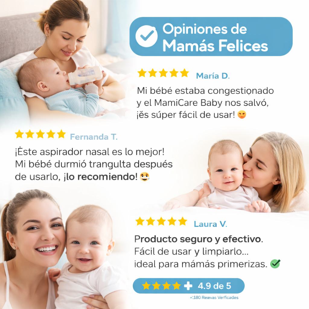 MamiCare Baby™ Aspirador nasal para bebés