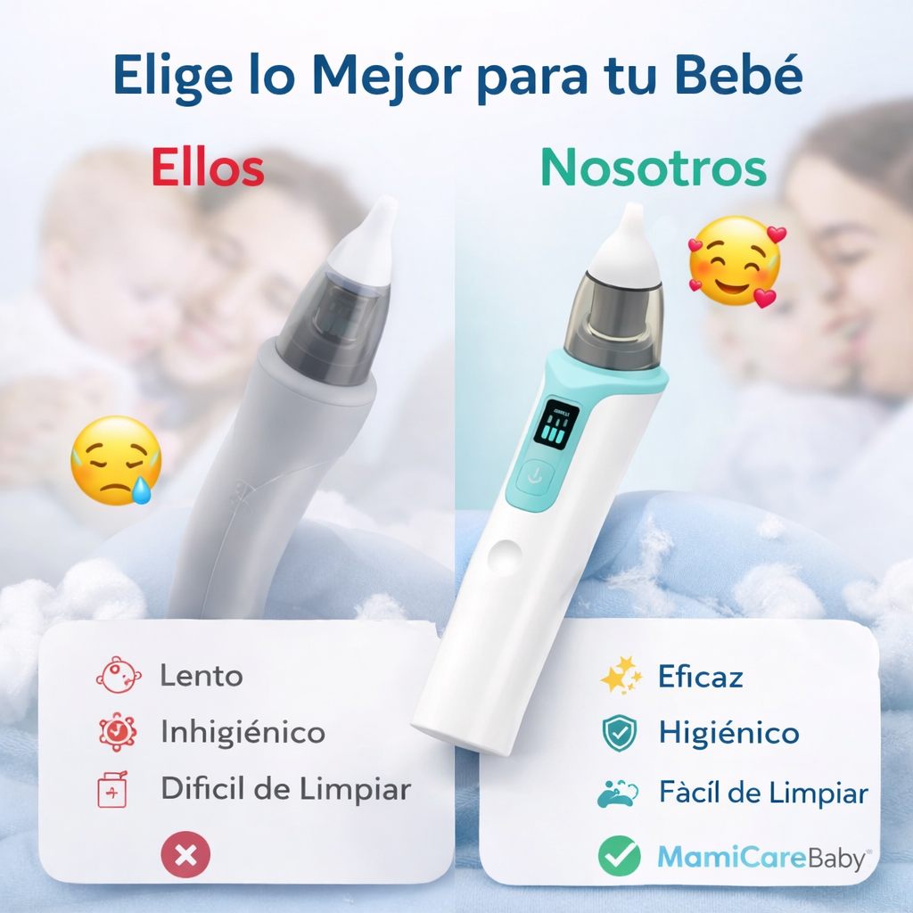 MamiCare Baby™ Aspirador nasal para bebés